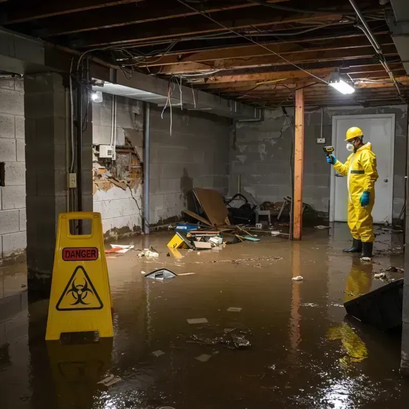 Flooded Basement Electrical Hazard in University Gardens, NY Property